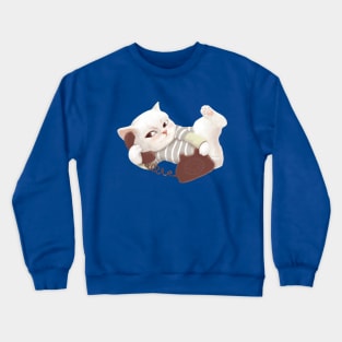 Cat on the Phone Crewneck Sweatshirt